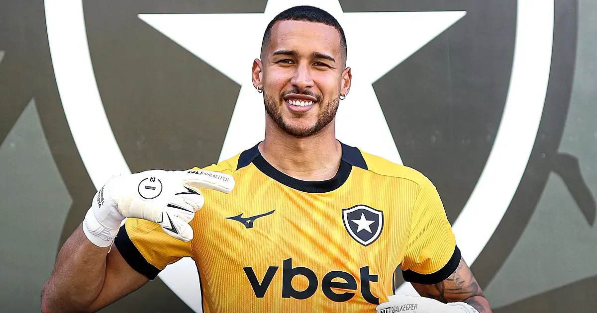 Botafogo anuncia contratação do goleiro Gabriel Batista, ex-Santa Clara