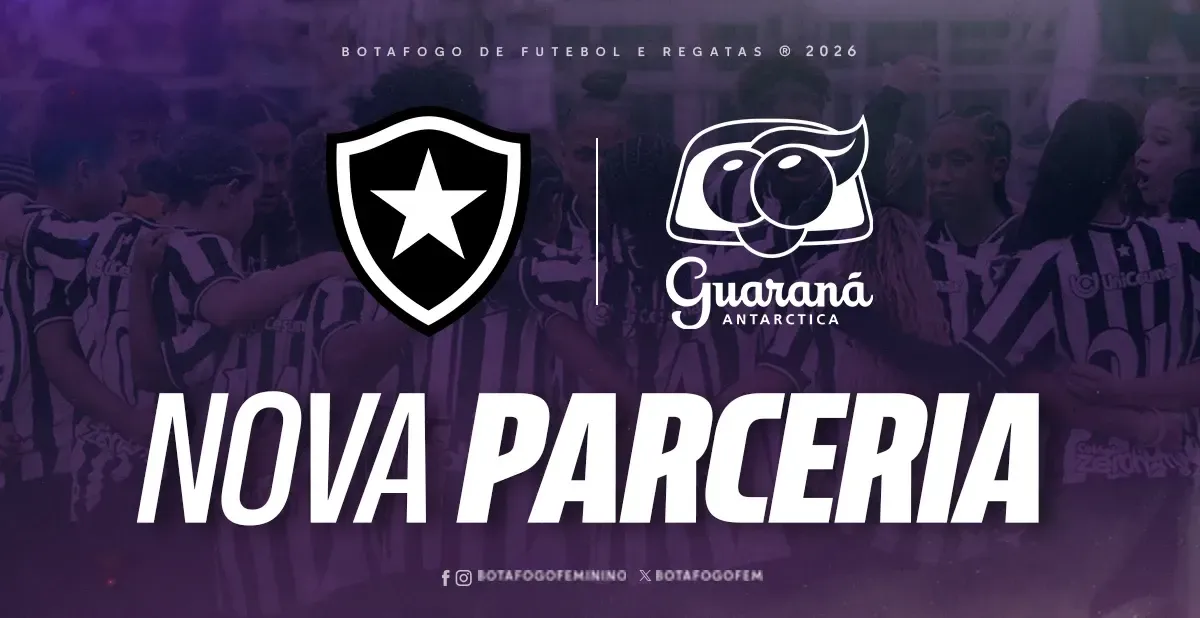 Botafogo anuncia Guaraná Antarctica como novo patrocinador do futebol feminino