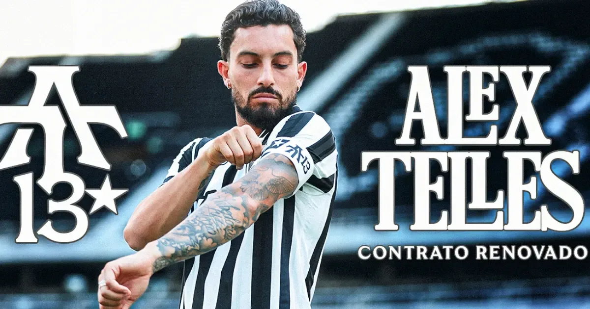 Botafogo renova contrato de Alex Telles até 2028