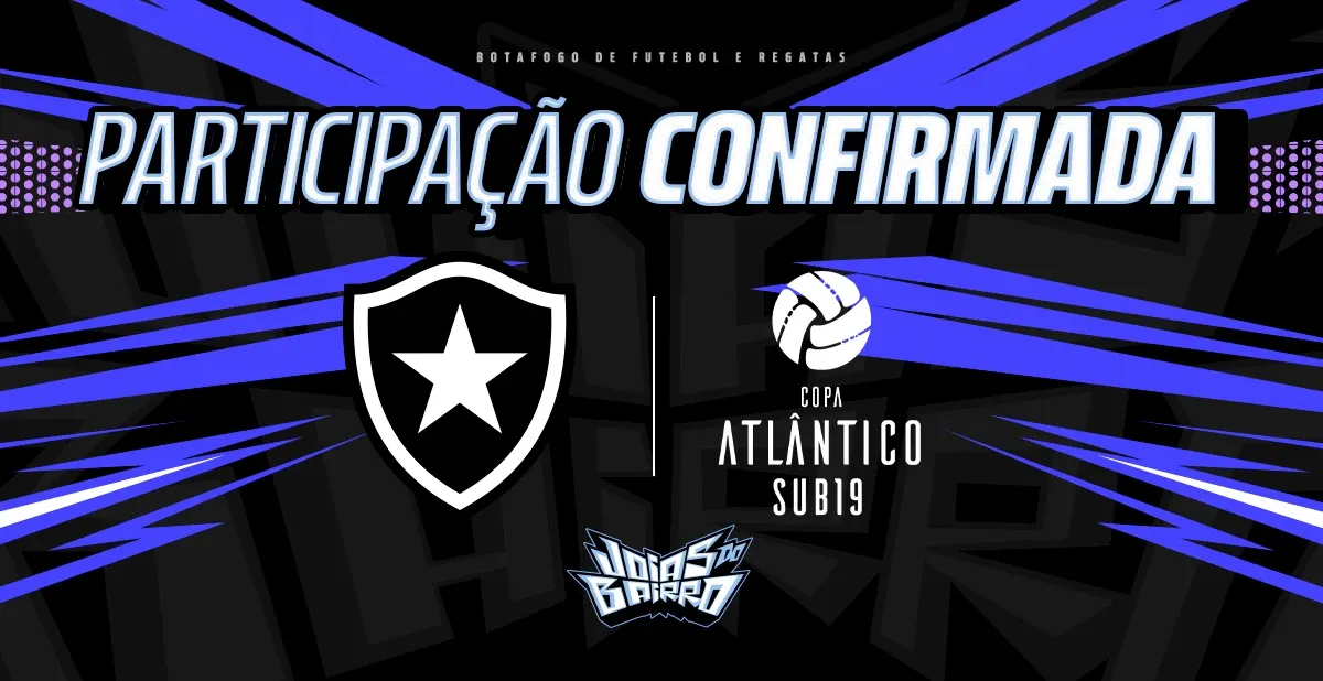 Botafogo confirmado na Copa Atlântico Sub-19