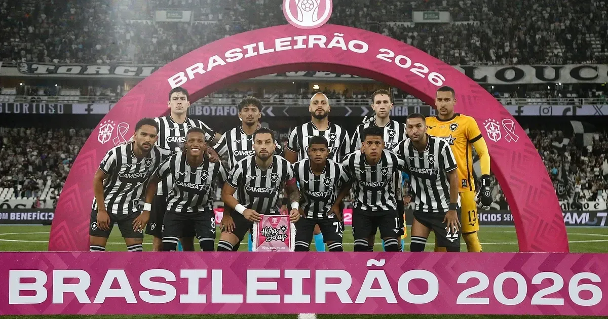 Botafogo na 13ª colocação do Brasileiro