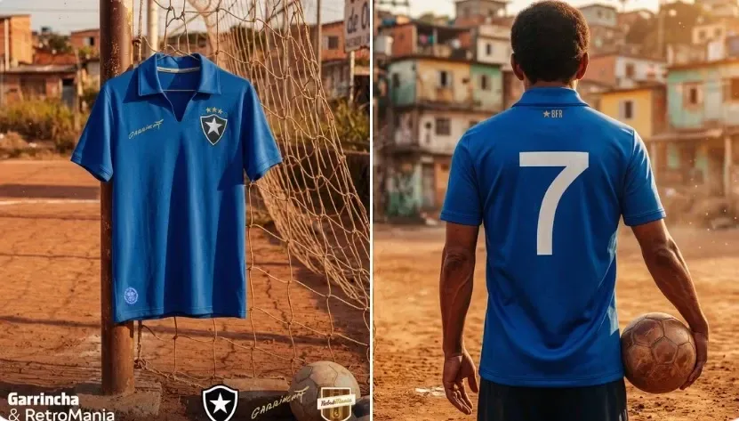 Botafogo lança uniforme de Garrincha