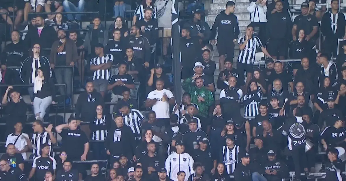 Botafogo tem pior público no Nilton Santos