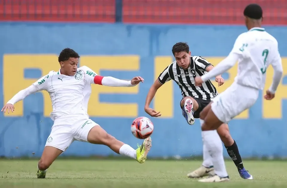 Brasileiro Sub-17: Botafogo é goleado por 6 a 2 pelo Palmeiras em Conselheiro Galvão