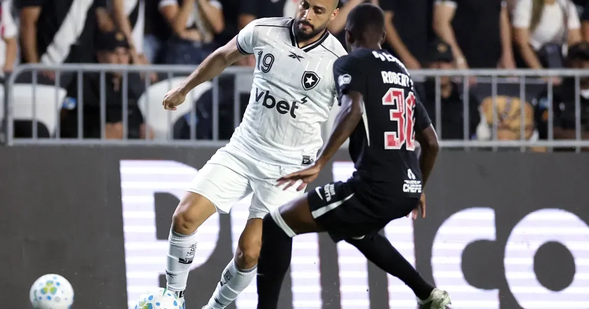 Comentarista aponta ‘ligeiro favoritismo’ do Vasco contra o Botafogo: ‘Acho que não tem nem muita dúvida’