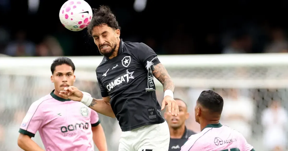 Botafogo empata com Coritiba em 1 a 1