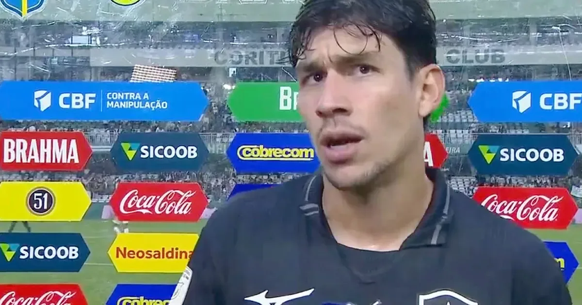 Ferraresi valoriza ponto em Curitiba e elogia atuação do Botafogo: ‘Merecíamos a vitória, mostramos outra cara’