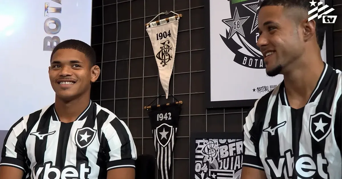 Huguinho e Justino miram título da Sul-Americana para o Botafogo: ‘É o sonho de todos’