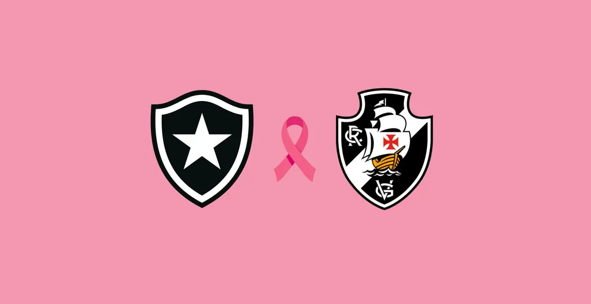 Outubro Rosa: Botafogo e Vasco unem forças pela conscientização e prevenção do câncer de mama