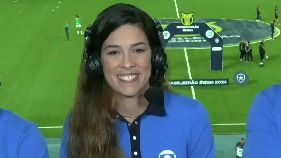 Renata Silveira vai narrar Botafogo x Athletico-PR no Nilton Santos pelo Brasileirão