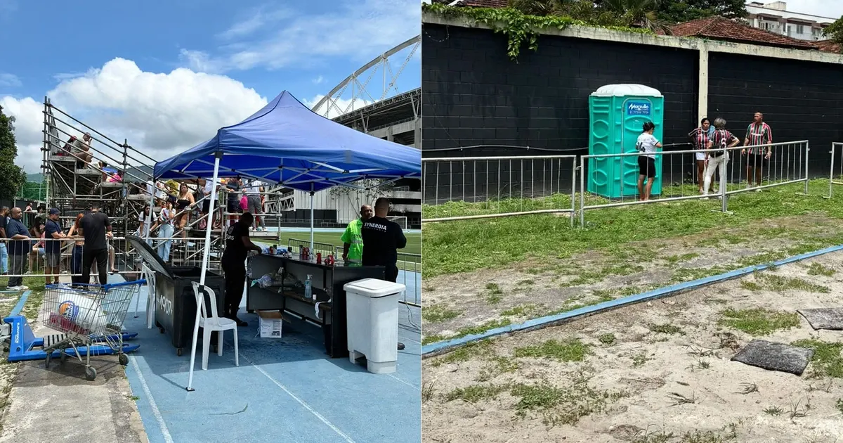 Torcedores do Botafogo reclamam de estrutura do campo anexo do Nilton Santos na final do Carioca Feminino Sub-20