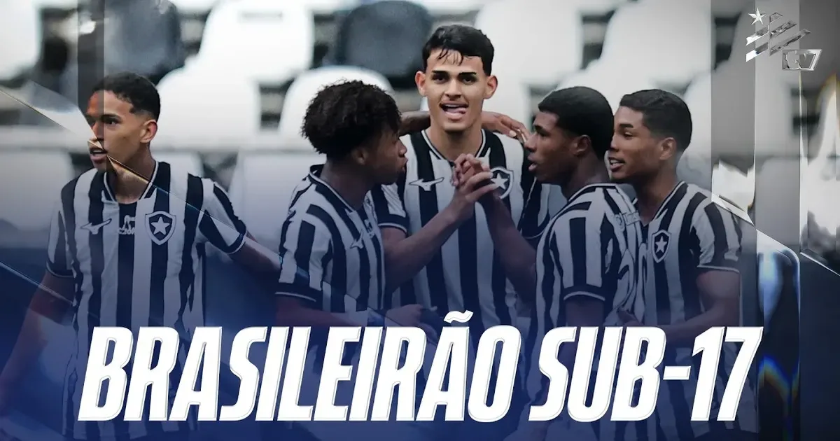 VÍDEO: Botafogo divulga bastidores de goleada sobre o Juventude no Brasileirão Sub-17