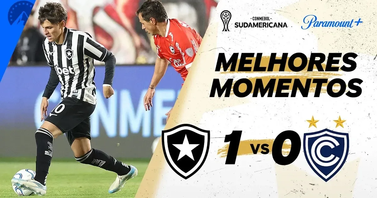 VÍDEO | Gol e melhores momentos de Botafogo 1×0 Cienciano pela Copa Sul-Americana