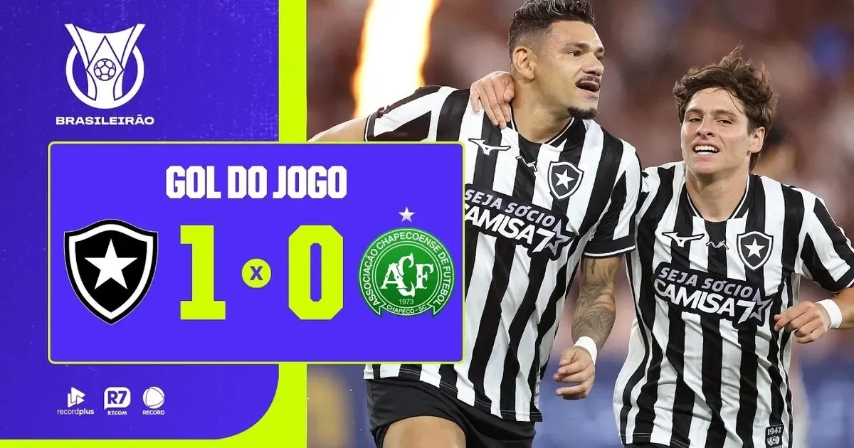 VÍDEO | Veja o gol de Tiquinho Soares na vitória do Botafogo sobre a Chapecoense no Nilton Santos