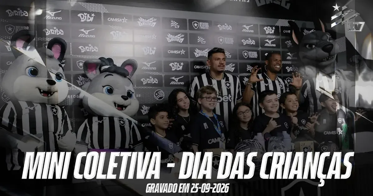 VĂDEO: Tiquinho Soares e JĂșnior Santos participam de mini coletiva especial para Dia das Crianças
