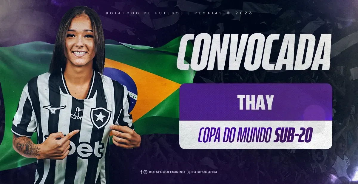 Thay convocada para Copa do Mundo Feminina Sub-20