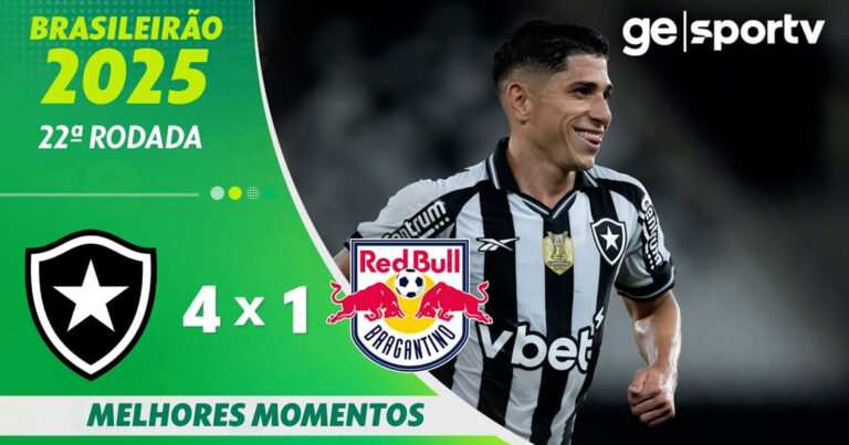 Botafogo Atropela Bragantino No Nilton Santos: Veja Os Gols Da Goleada No Brasileirão 2025