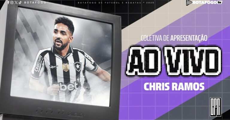 Botafogo Apresenta Chris Ramos: Assista Agora À Coletiva Ao Vivo Do Novo Centroavante