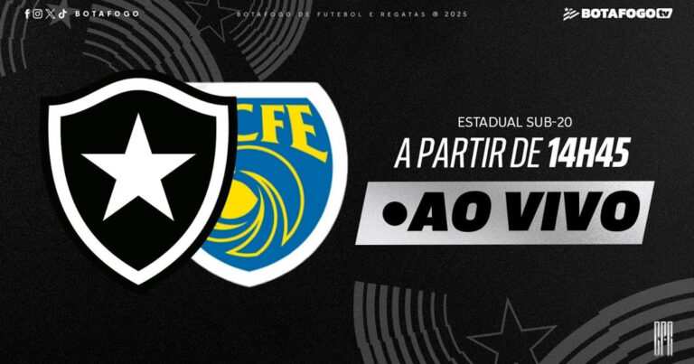 Botafogo X Sampaio Corrêa: Jovens Talentos Em Campo No Carioca Sub-20 Ao Vivo | Confira Transmissão Exclusiva