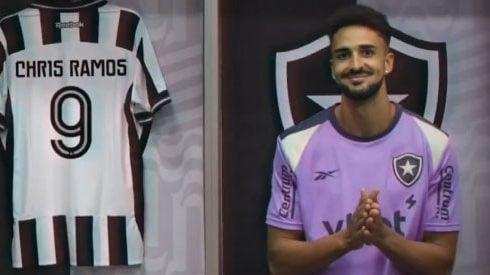 Chris Ramos Com A Camisa 9 Do Botafogo