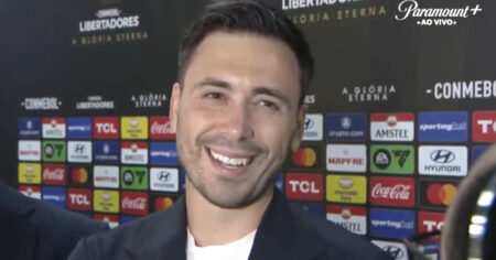 Davide Ancelotti Brinca Com Presença Do Pai Carlo Em Vitória Do Botafogo: ‘Se Ganhamos, Ele Pode Vir Sempre’ Davide Ancelotti Brinca Pai Carlo Botafogo Ldu Libertadores