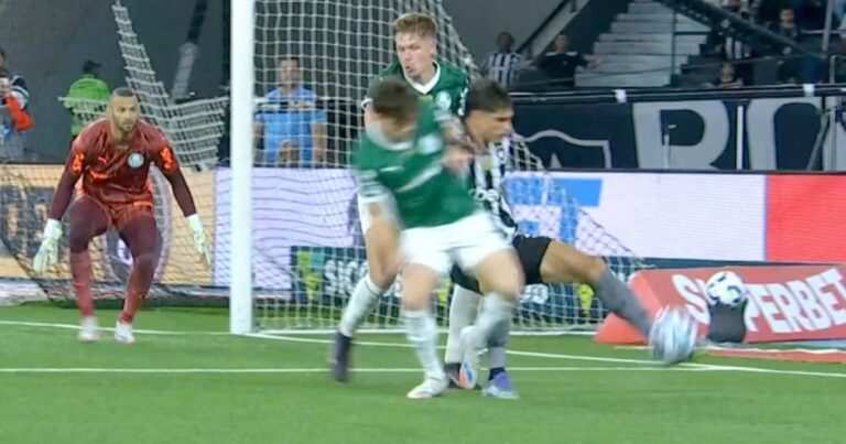 Eric Faria Analisa Penalti Giay Correa Botafogo Palmeiras