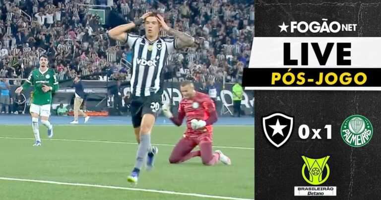 Pos Jogo Botafogo Palmeiras Brasileirao 2025
