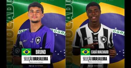 Botafogo Celebra Duas Convocações Para Seleção Brasileira Sub-15: Conheça Os Talentos No Torneio Continental Botafogo Celebra Duas Convocações Para Seleção Brasileira Sub-15: Conheça Os Talentos No Torneio Continental