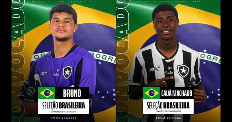 Botafogo Celebra Duas Convocações Para Seleção Brasileira Sub-15: Conheça Os Talentos No Torneio Continental