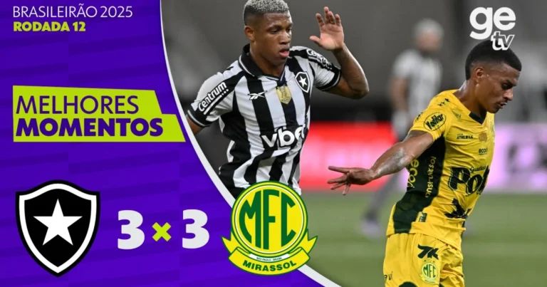 Botafogo E Mirassol Empatam Em Jogo Eletrizante: Reviravolta Histórica No Brasileirão 2025