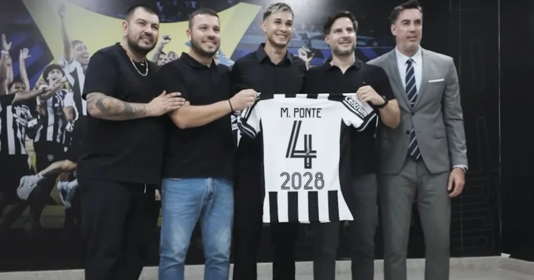 Botafogo Renova Com Mateo Ponte Até 2028: Uruguaio Celebra Permanência E Ganha Valorização Salarial