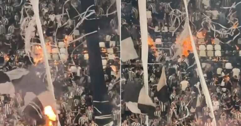 Botafogo Suspende Torcedores Após Incidente Com Sinalizadores Que Provocaram Incêndio No Nilton Santos